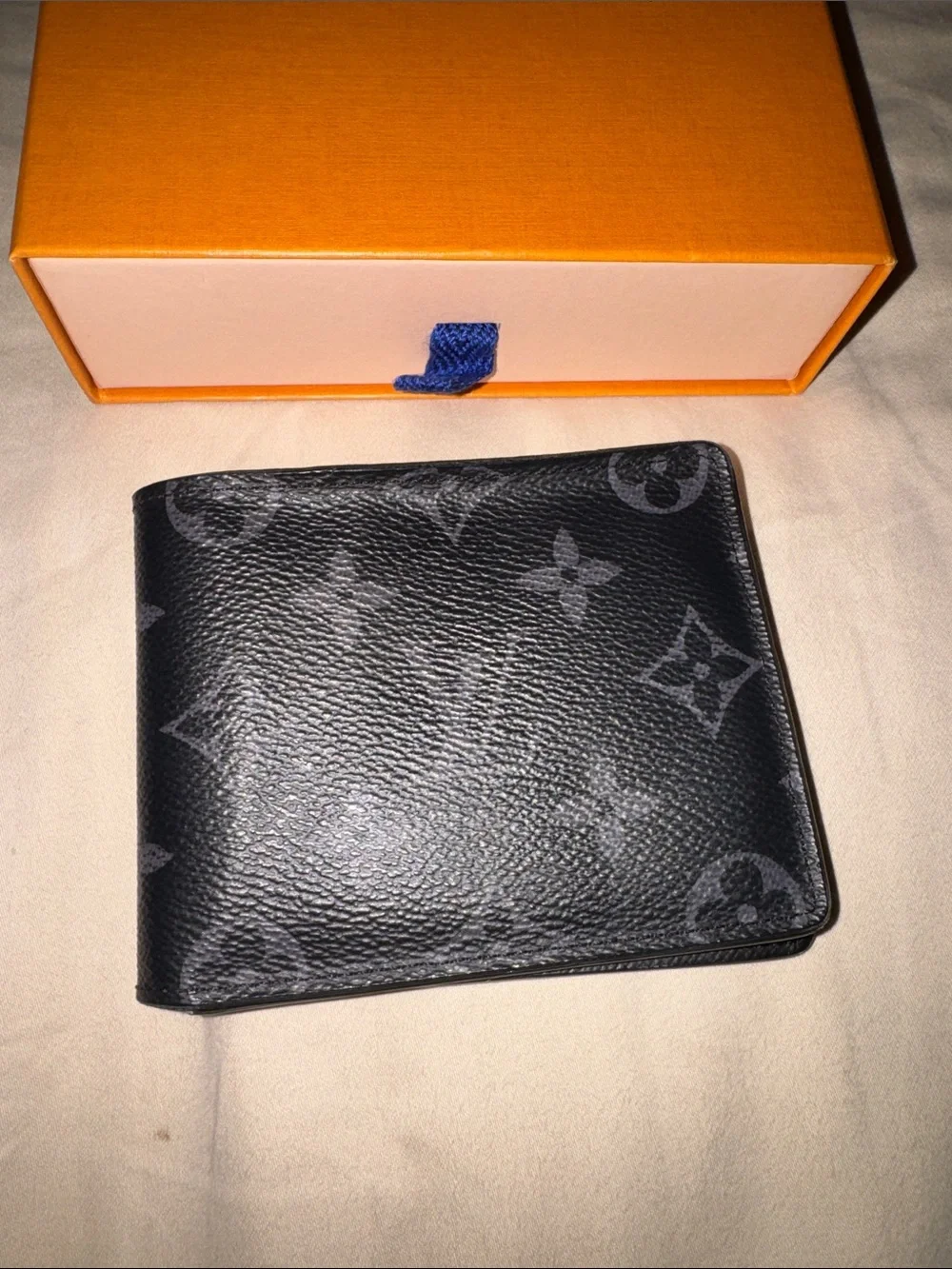 ✅Louis Vuitton Black Monogram Eclipse Canvas Billfold Wallet🛍️